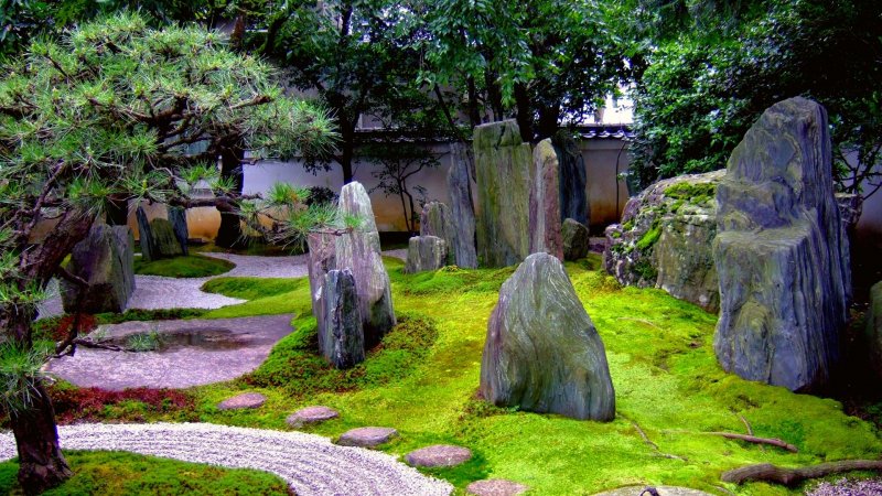 Сад 7 камней в Японии