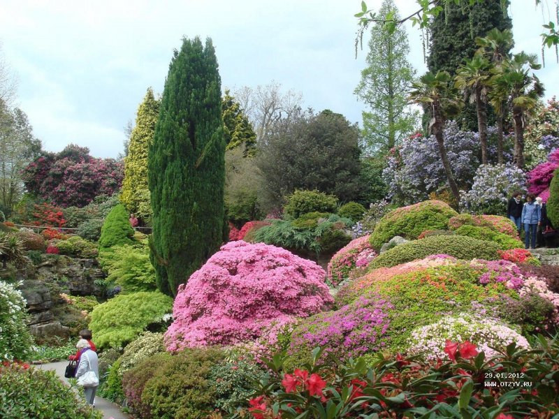 Англия парк Викторианский сад