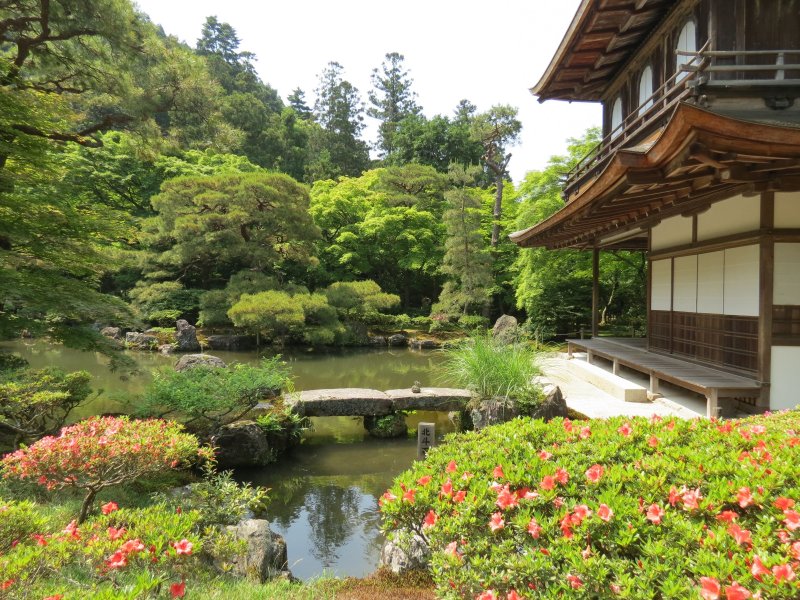 Абстрактный японский сад