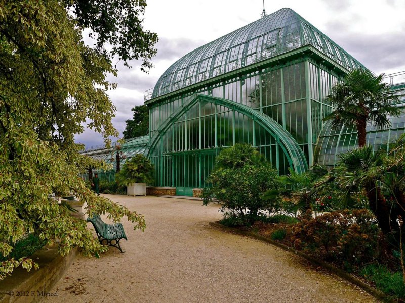 Оранжерея ботанического сада в Париже 1833 Автор РУО