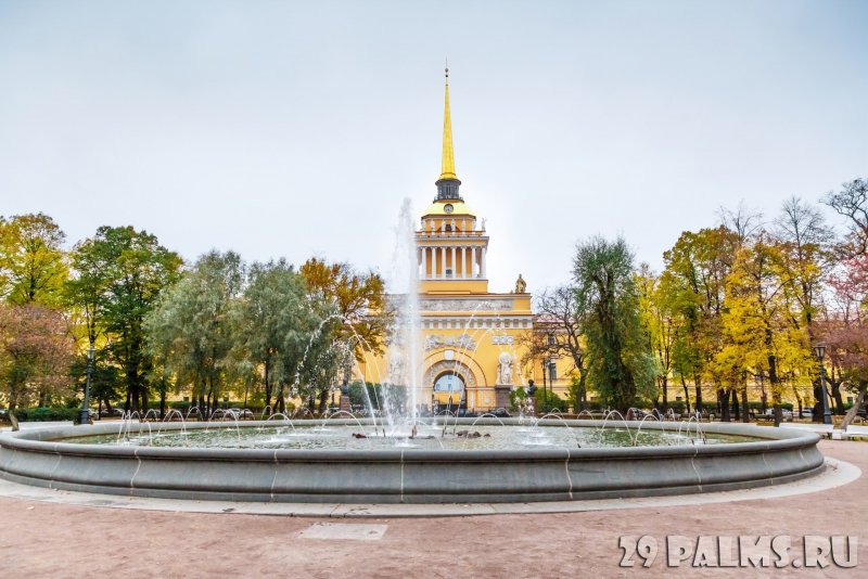 Александровский сад фонтан СПБ
