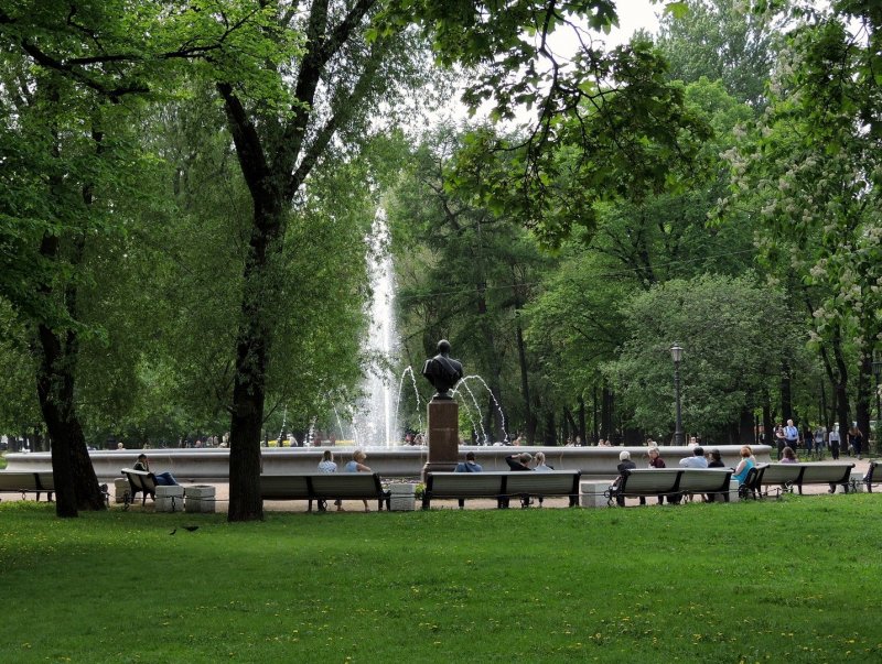 Александровский парк Санкт-Петербург фонтан