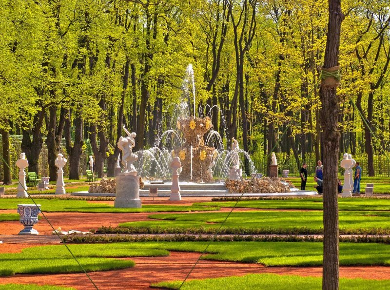 Летний сад Санкт-Петербург территория