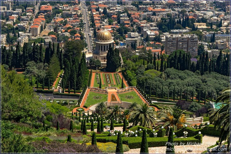 Сады Хайфы в Израиле