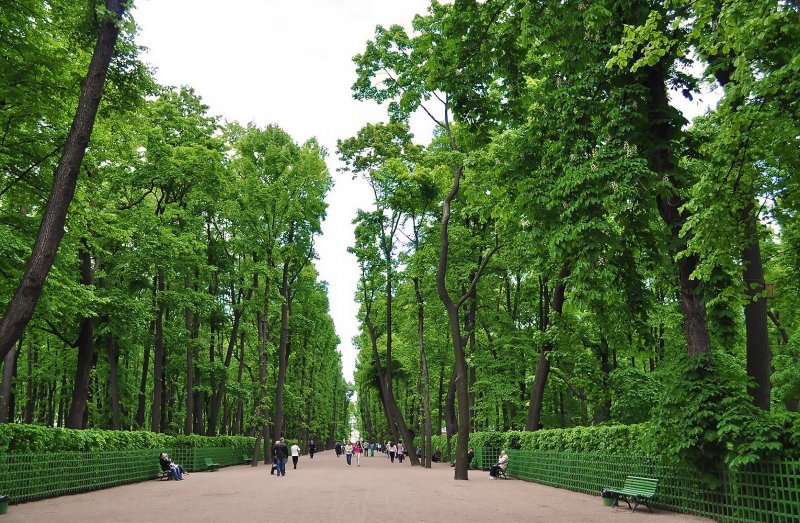 Летний сад в Санкт-Петербурге арка