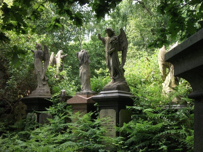 Кладбище Эбни парк Лондон