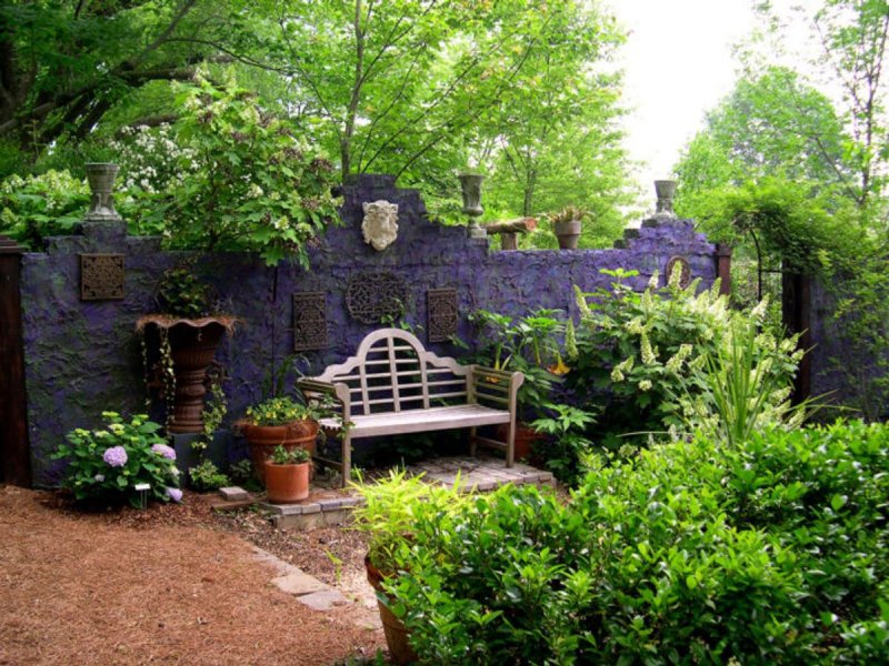 Сад в готическом стиле фото