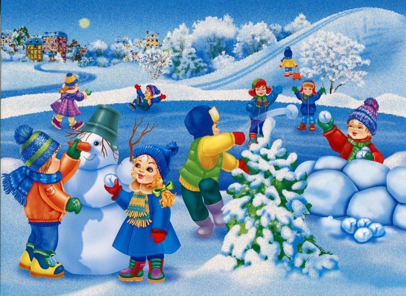 Зимние праздники для детей в детском саду
