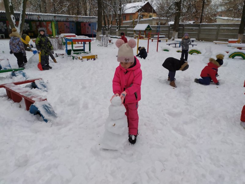Развлечения зимние в детском саду