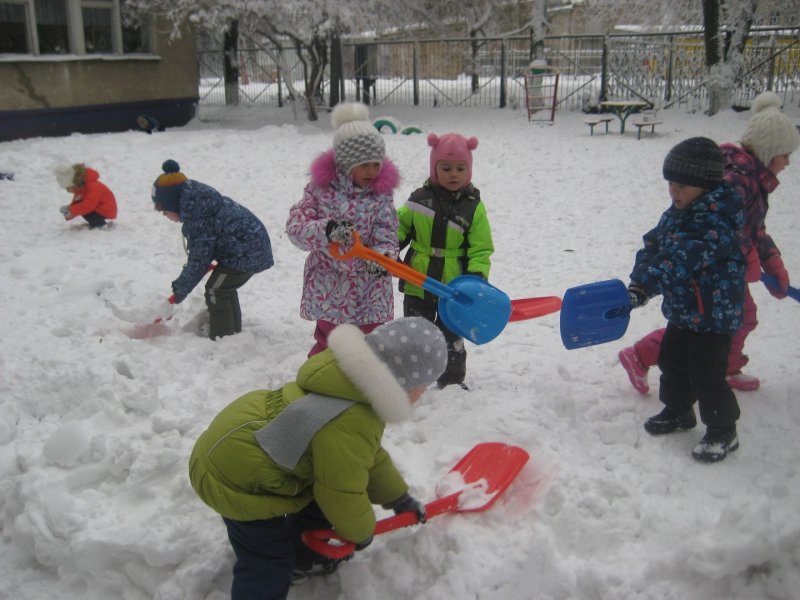Игрушки для зимней прогулки в детском саду