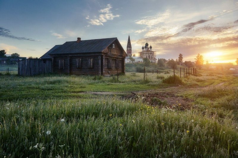 Пейзажи деревень Ярославской области