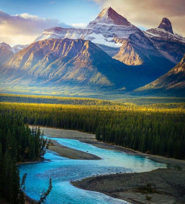Канада горы реки озера