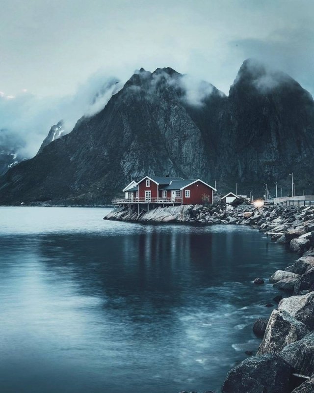 Скандинавия природа Норвегия