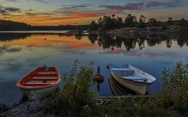 Швеция бушеглостер озеро
