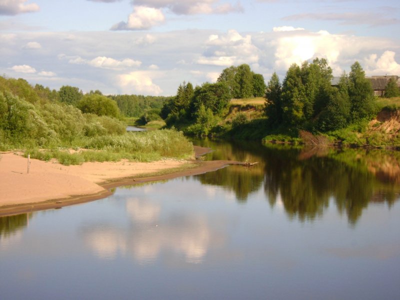 Река Костромка Костромской области