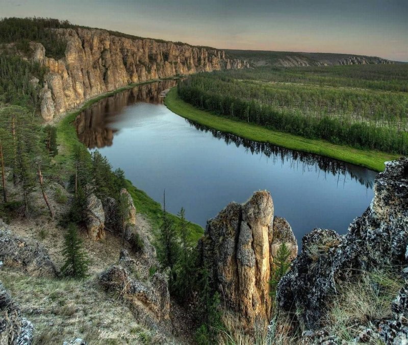 Река Индигирка Север Сибири