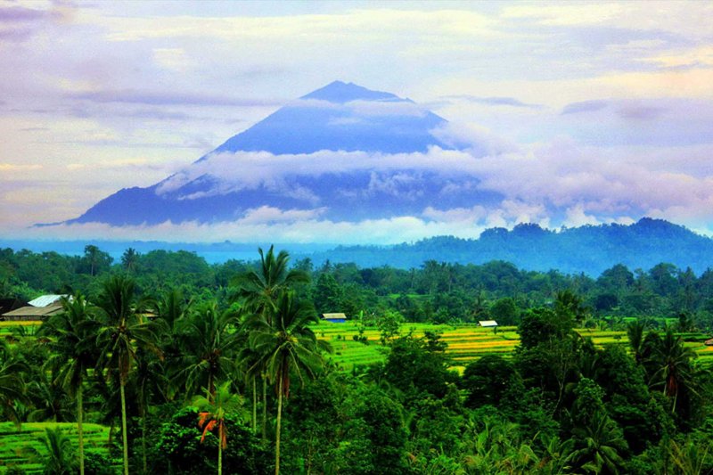 Бали Агунг пейзаж