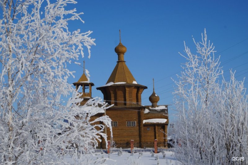 Зимний храм Преображения в Сургуте