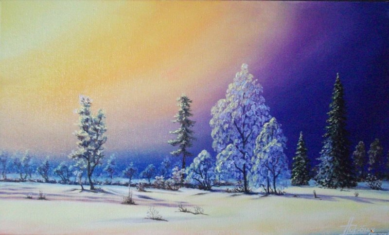 Александр горбик художник зима