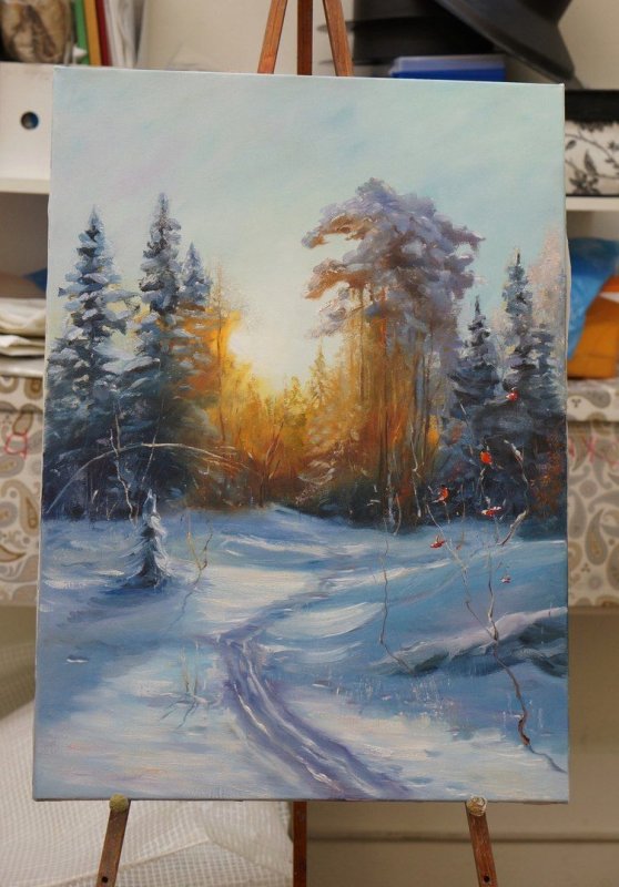 Ходюков художник зима