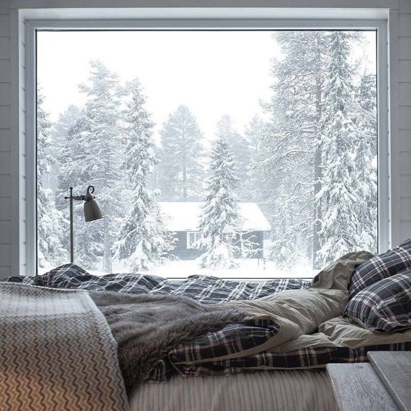 Александр Волков художник окно зима