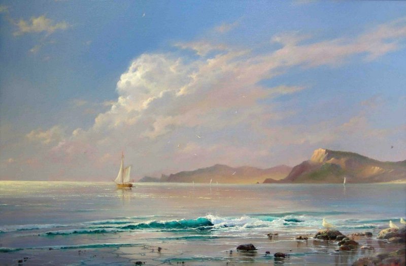 Георгий Дмитриев морской пейзаж живопись
