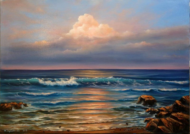 Мария Игнаткина живопись море