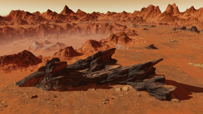 Пустыня Гоби Марсианский пейзаж