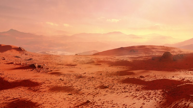 Поверхности планет, Марс