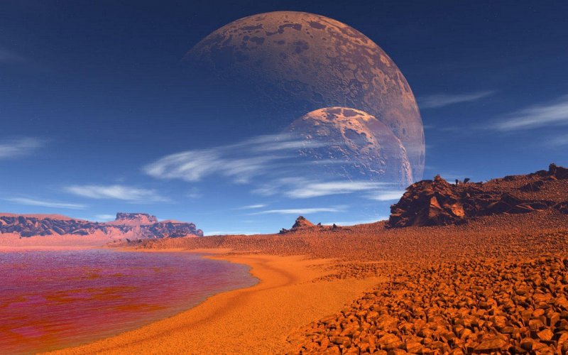Уолтер Мойерс «рассвет на Марсе».