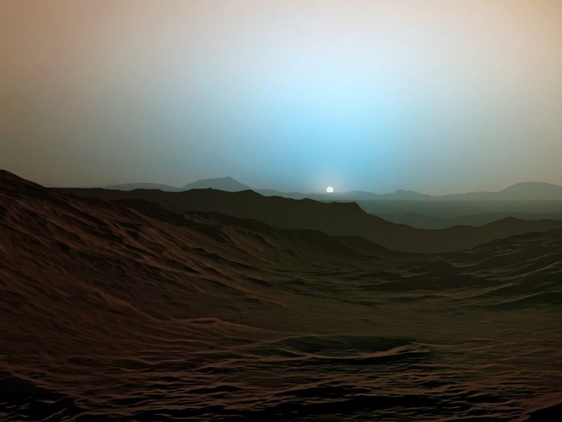 Озера Феникс (плато солнца) Марс