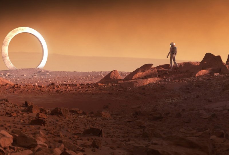 Марс пейзаж планеты