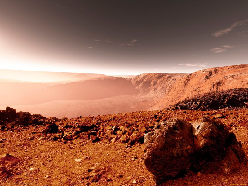 Марс рельеф планеты атмосфера