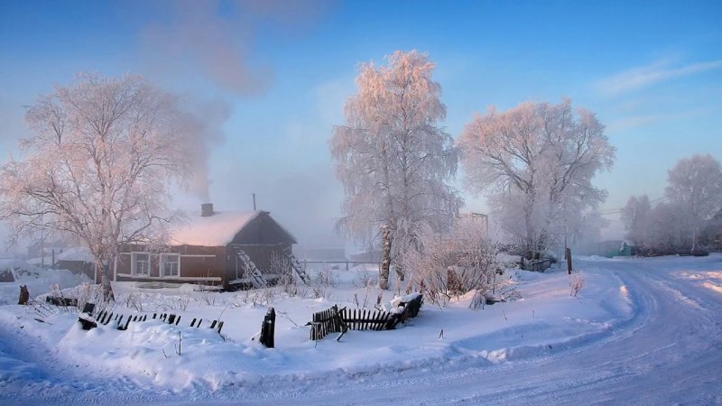 Зимний пейзаж Беларусь