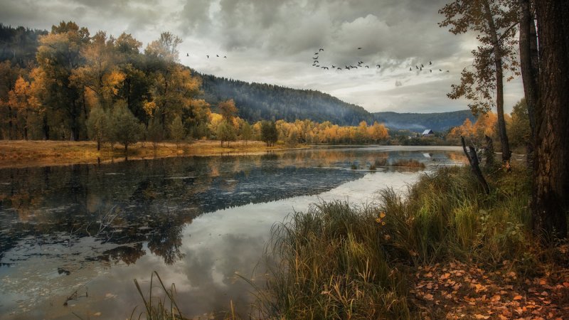 Осенние пейзажи Сибири