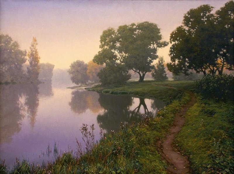 Виктор Цыганов весенний пейзаж