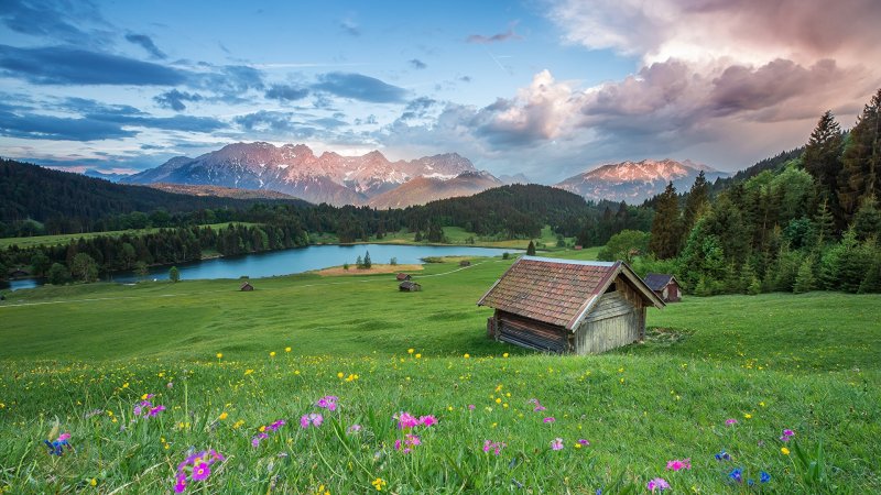 Дом в Альпах Швейцария