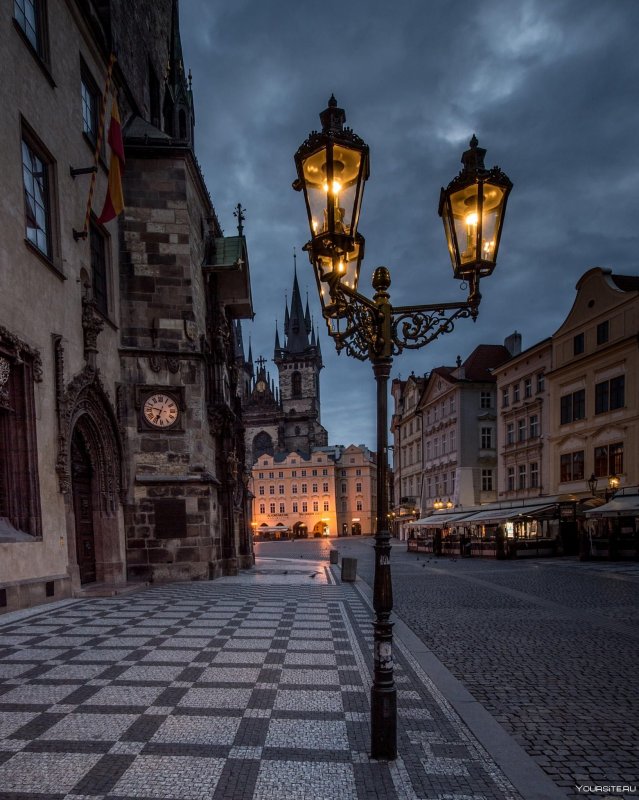 Чехия Прага старый город