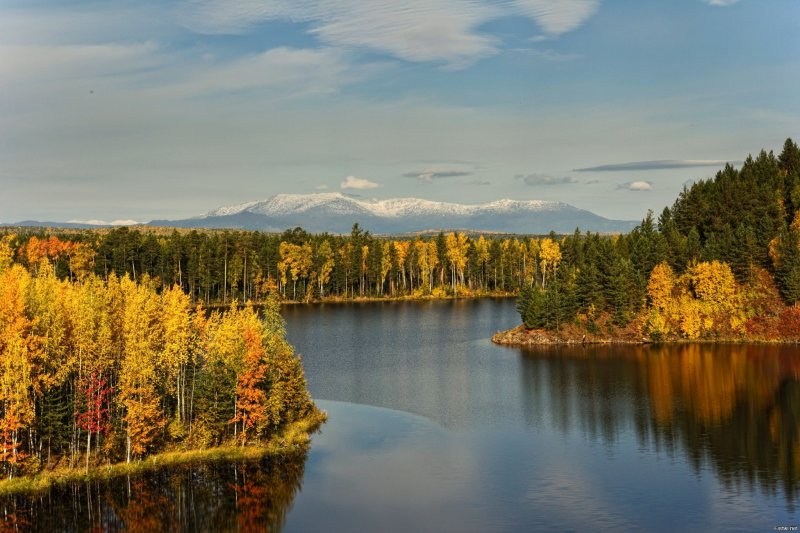 Уральские горы осень