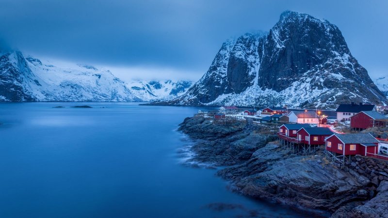 Лофотенские острова, Норвегия zimoy