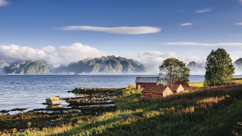 Озеро ресватн Норвегия