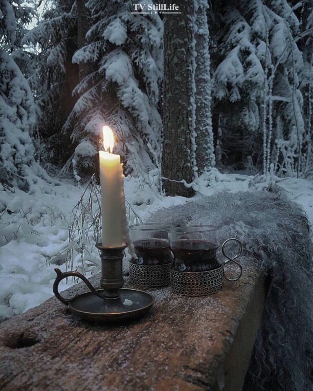 Свечи зимой