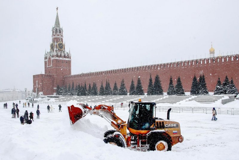 Снегопад в Москве 13 февраля 2021