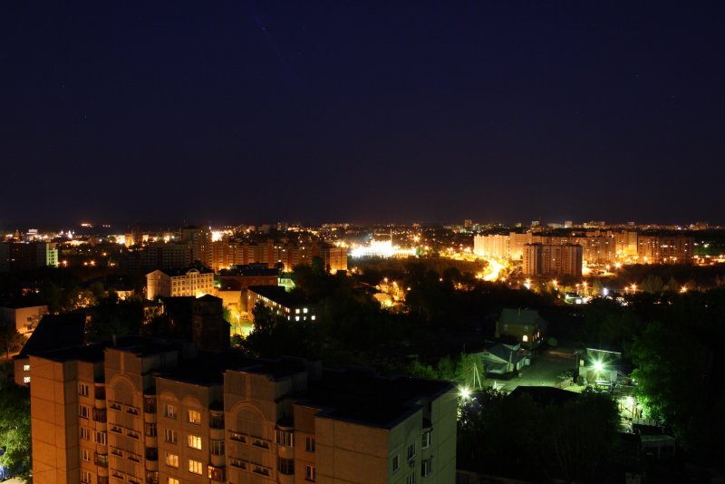 Ночной город Владимир