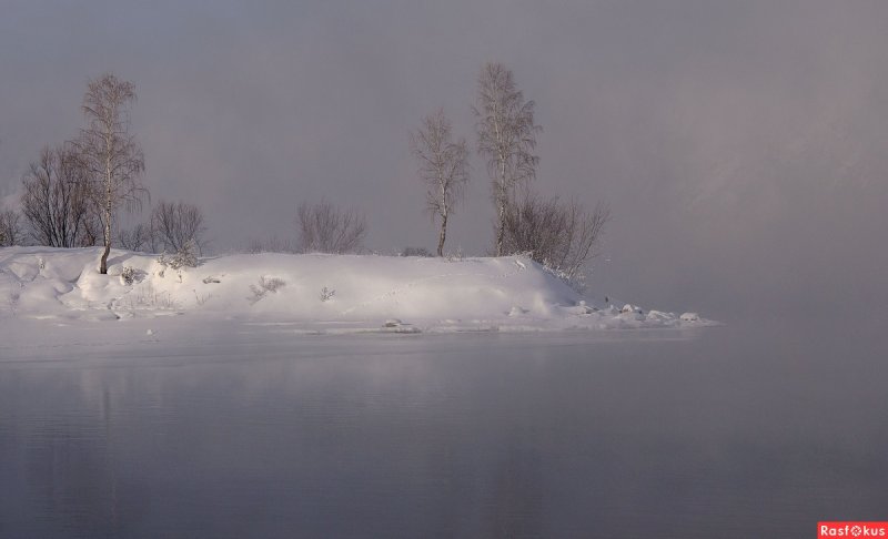 Зимний туман фото