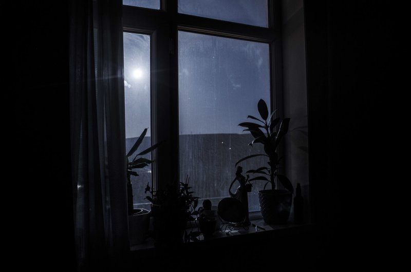 Ночь из окна