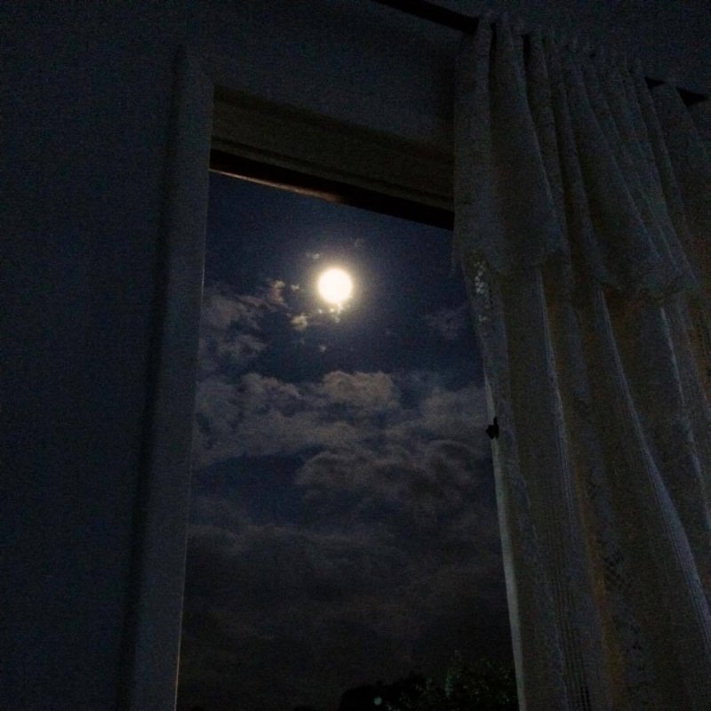 Луна за окном