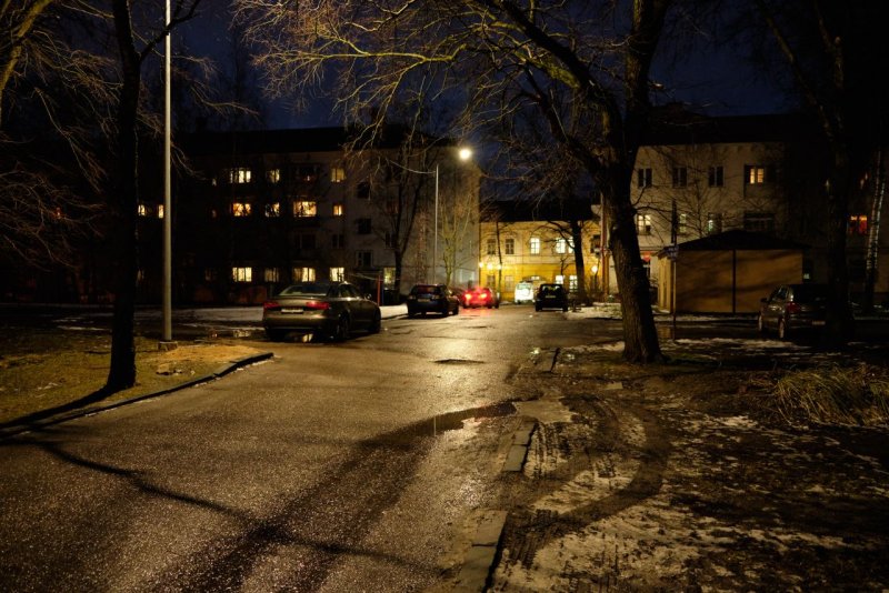 Ночные улицы Новосибирска дворы