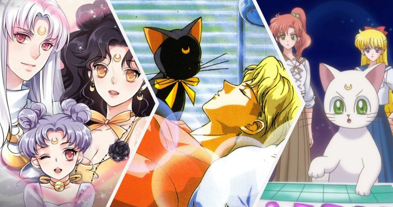 Sailor Moon Луна и Артемис