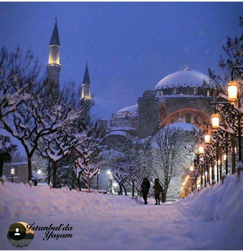 Турция Истанбул зима